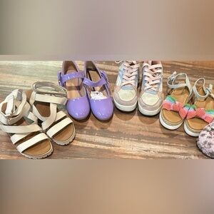 Girls size 1 shoe bundle